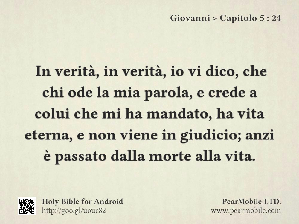 Giovanni, Capitolo 5:24